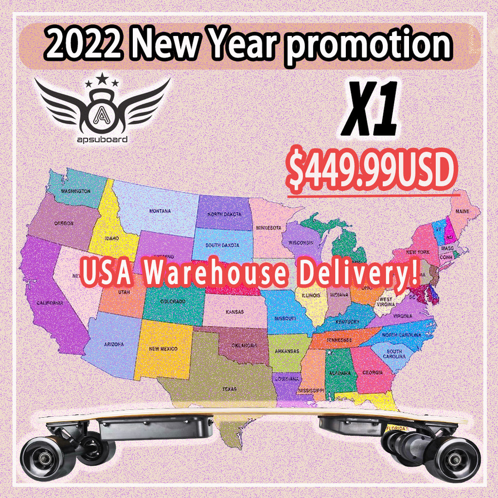 Apsuboard X1 Belt skateboard US warehouse delivery